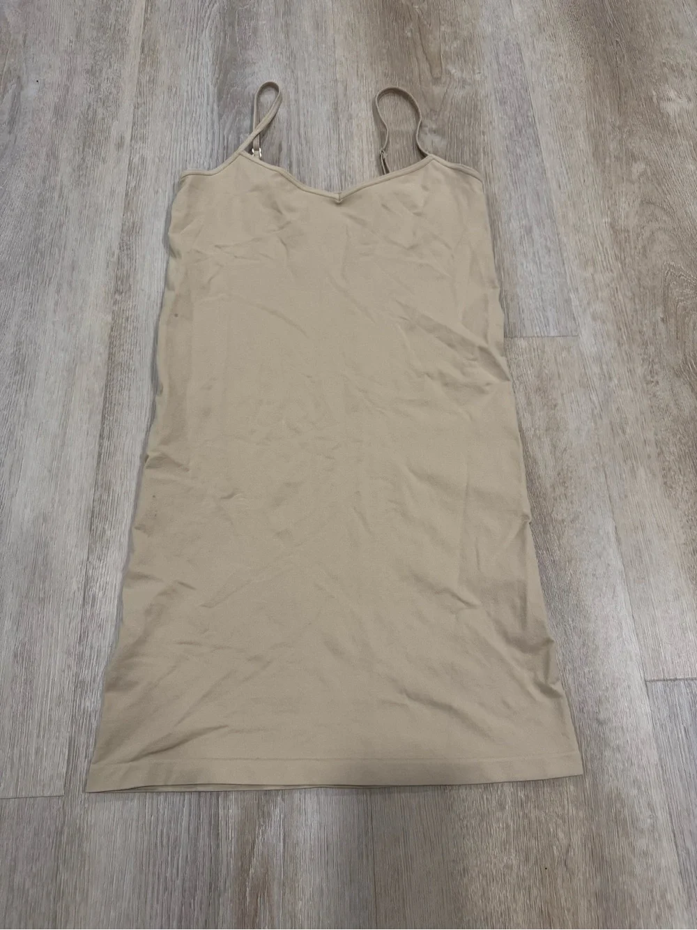 Free People Intimately Beige Spaghetti Strap Slip Dress